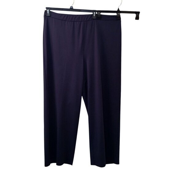 Iman: 3-Piece Blue-Green Floral Pant Set, Size 2X (Duster, Tank & Pull-On Pants) - Picture 3 of 15